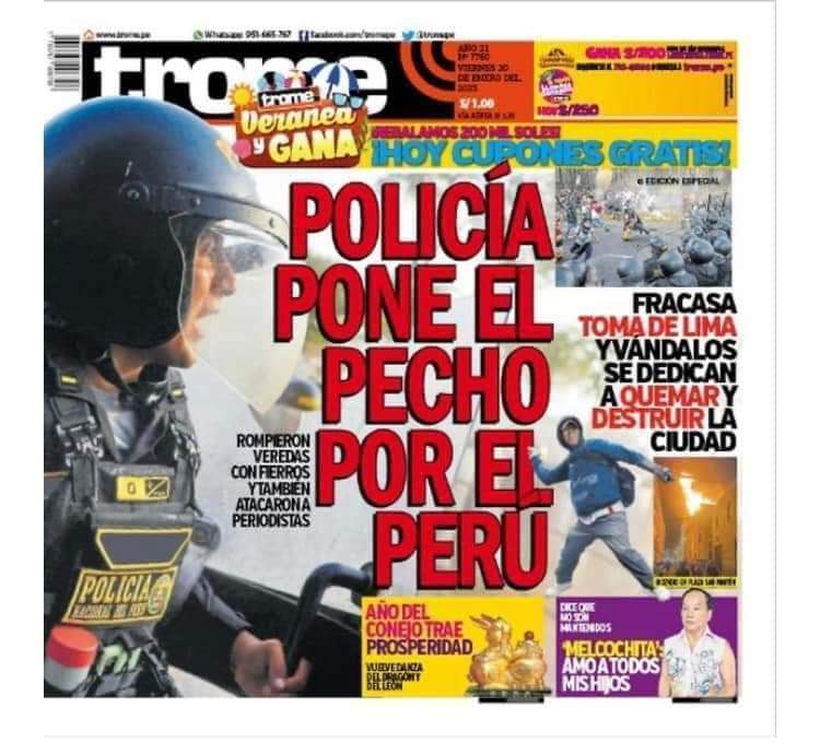 IndiraHuilca's tweet photo. Volvimos a los 90s, la "prensa" al servicio del poder miente sin pudor, repitiendo el guión d la tirana. No faltaron los psicosociales como culpar a los manifestantes del incendio de la casona en el centro de Lima. Como los vecinos los desmintieron la noticia ya no importó tanto. https://t.co/4S6fd3OBgV