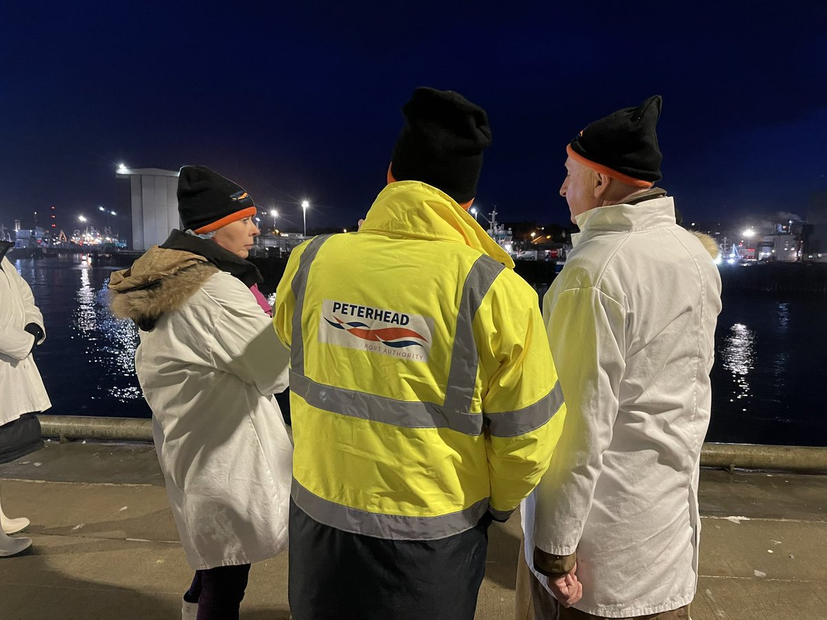 Ramsay59's tweet photo. Privilege to help @sff_uk host @DanielZeichner in Peterhead today. Thanks to @PeterheadPort and #Artemis for having us. https://t.co/36N649vrlK