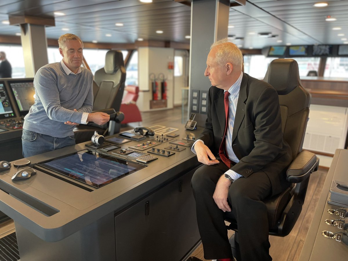 Ramsay59's tweet photo. Privilege to help @sff_uk host @DanielZeichner in Peterhead today. Thanks to @PeterheadPort and #Artemis for having us. https://t.co/36N649vrlK