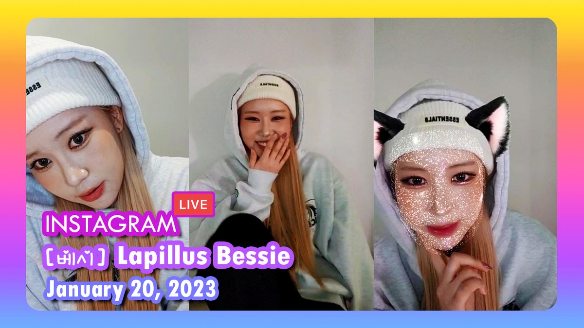 dabin_tsikin_'s tweet photo. [ 베시 ] Lapillus Bessie Instagram Live - 20230120

Youtube Link
.   🔗https://t.co/0003BrsGjs
Google Drive Link [ 1.8gb ] ~ For better quality 
.   🔗https://t.co/7IjKXxdj24

#Lapillus #Bessie #Lapillus_Bessie #라필루스 #베시  
@offclLapillus @Lapillus_twt https://t.co/0xVSdCR1Yu
