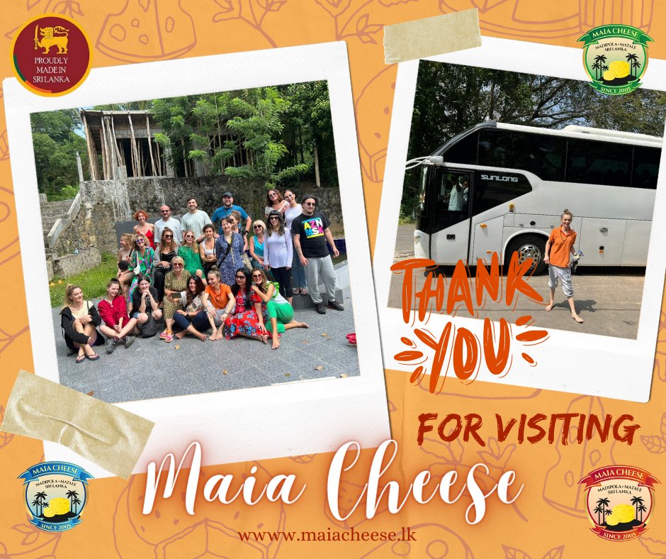 MaiaCheese's tweet photo. Thank you my georgian friends for visiting Maia Cheese!
We are happy to see you and we hope that our products will satisfy your needs.

#maicheese #srilanka #georgia #georgianfood #cheesemaking #cheese #cheesemaker #georgiancheese #cheesemakers #cheeseart https://t.co/r9hGi5zZqy