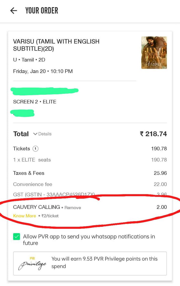 SavukkuOfficial's tweet photo. Dear @_PVRCinemas Why are you surreptitiously collecting money for a fraudster ? Most will not read the fine print and click pay.   This is a fraud for a fraudster.   Please stop this. https://t.co/96Fl6534xJ