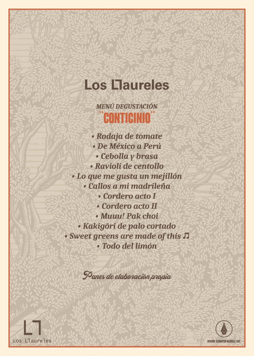 losllaureles's tweet photo. 𝙲𝚘𝚗𝚝𝚒𝚌𝚒𝚗𝚒𝚘 🌙

Aquí os dejamos el menú que tantas alegrías nos está dando en apenas una semana de vida.
🥢🤟🇮🇨🇵🇪🇲🇽🇮🇳🌎 https://t.co/h7HOQ4RhTs
