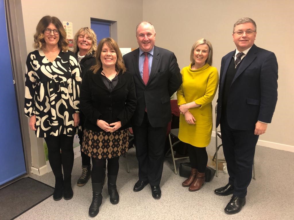 CommonsNIAC's tweet photo. This week, we travelled to NI as part of our inquiry into paramiltarism.

We had a series of engaging meetings with projects that receive investment from @endingtheharm, as well as others. We also held two evidence sessions at Stormont.

Many thanks to all those who met with us. https://t.co/lvWTz4Em1T