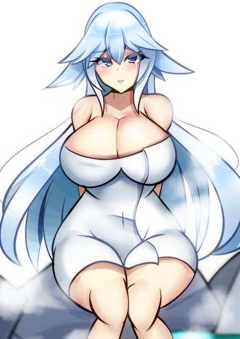 銀髪巨乳が好きゆえにうまれたうちの白雪さん。
記憶喪失になる前は、笑いながら踏んづけてくるような悪の幹部だった模様。

お清楚銀髪ヒロイン好きには堪らない逸品となっております!(自社比 