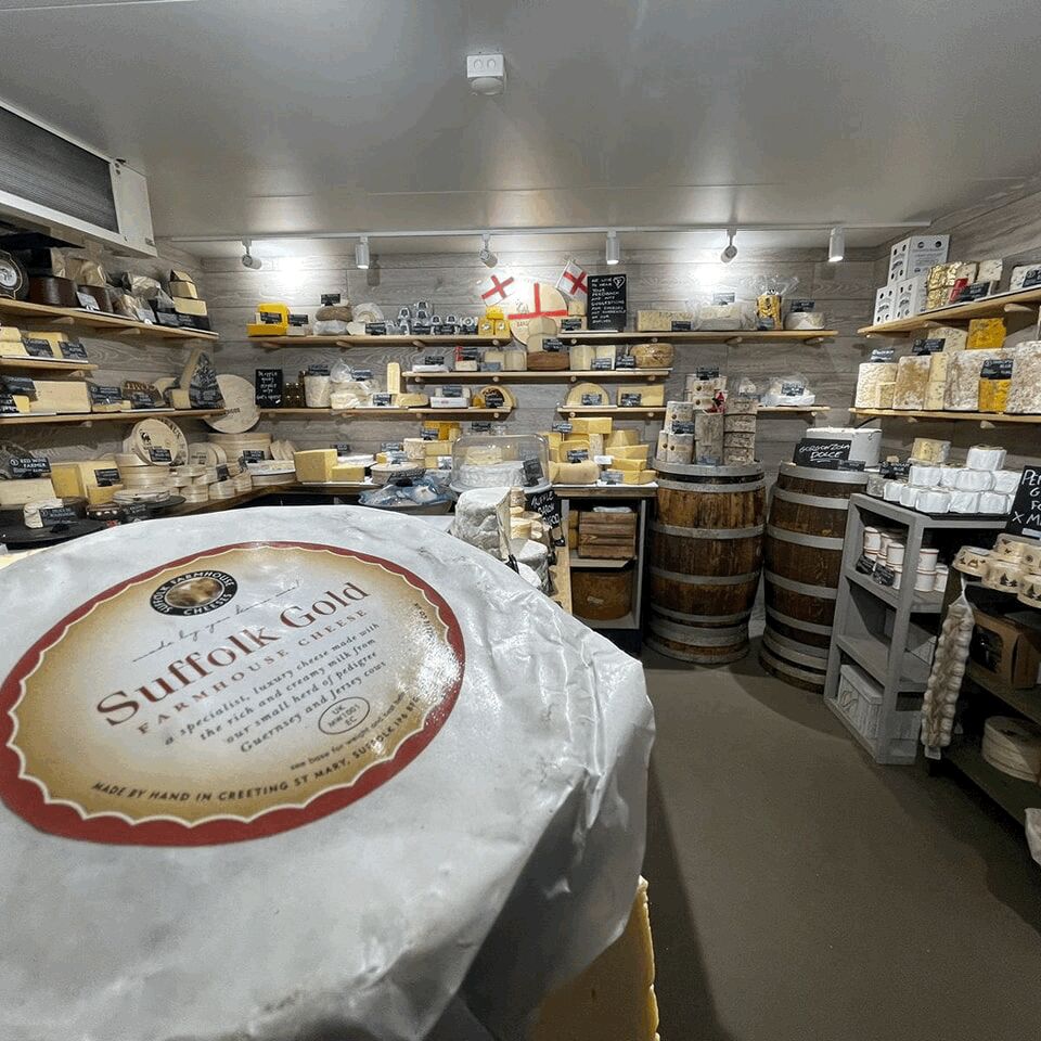 TheTouristTrail's tweet photo. 🧀 We're celebrating #NationalCheeseLoversDay by highlighting the #cheeseroom at 𝗙𝗿𝗶𝗱𝗮𝘆 𝗦𝘁𝗿𝗲𝗲𝘁 𝗙𝗮𝗿𝗺 𝗦𝗵𝗼𝗽! What are you waiting for? Give them a visit and slide that door to explore.
𝗟𝗲𝗮𝗿𝗻 𝗠𝗼𝗿𝗲
https://t.co/Wns86qvO2k
#cheese #suffolk #cheeselovers https://t.co/DyH9EZRuhp