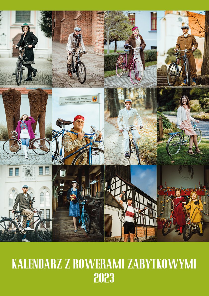 Leszek33's tweet photo. Every year, Boutique Rowerowy Rower-Power in 🇵🇱 publishes an educationally unique calendar w/ vintage &amp; retro bicycles. This year, the Mayor of Jarocin, Adam Pawlicki, who established the first-ever #WorldBicycleDay Avenue joined the casting w/ great humor in the month of June! https://t.co/PYEuzS3EwQ