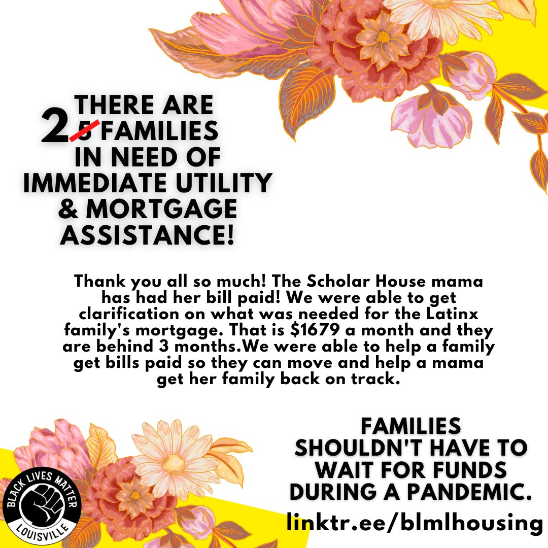BLMLHousingTeam's tweet photo. Explaining what payment plans mean and how to ask for them. Some people are trying their best in this pandemic mess.

With that support, 1 family was able to get their bill taken care of and 3 more were able to get paid with the funds we raised. 2/3 https://t.co/WHG1plurSM