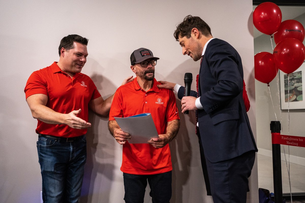 Mayor Frey took a moment to announce that January 18 was Jake LaFerriere Day in Minneapolis! The  proclamation detailed his leadership, accomplishments &amp; service to community. For photos &amp; more, visit firefightersforhealing.org/blog/justjake It's just who Jake is - generous &amp; kind. Congrats Jake!