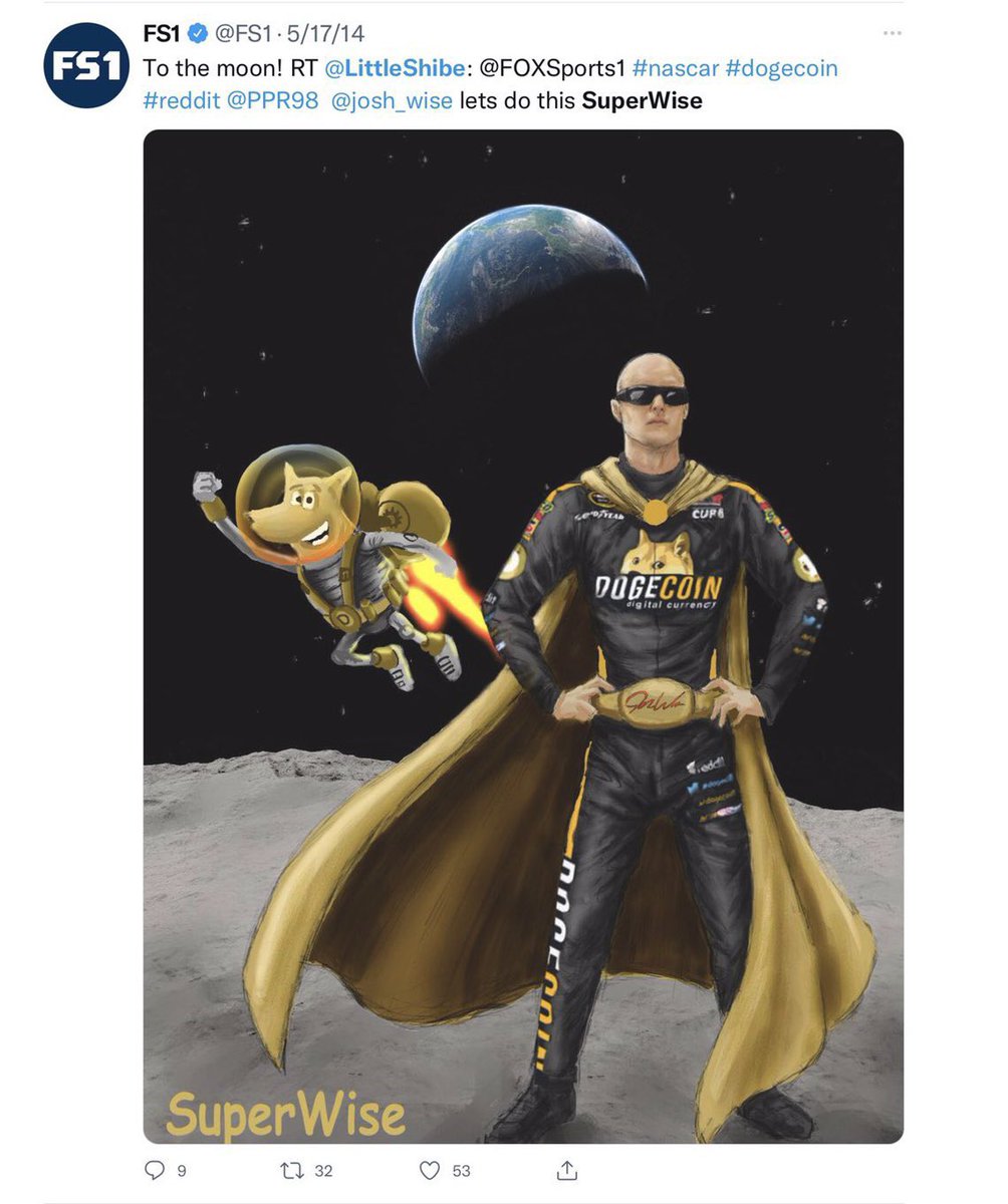 littleshibeOG's tweet photo. Tweet thread with History of #SUPERWISE crypto art hero card #NFT minted on #dogeparty 8-16-2014 that made news multiple times

The #dogecoin community raised 55k dollars to sponsor @Josh_Wise in March of 2014 

#nfts

1/11 https://t.co/WwqeMz19SC