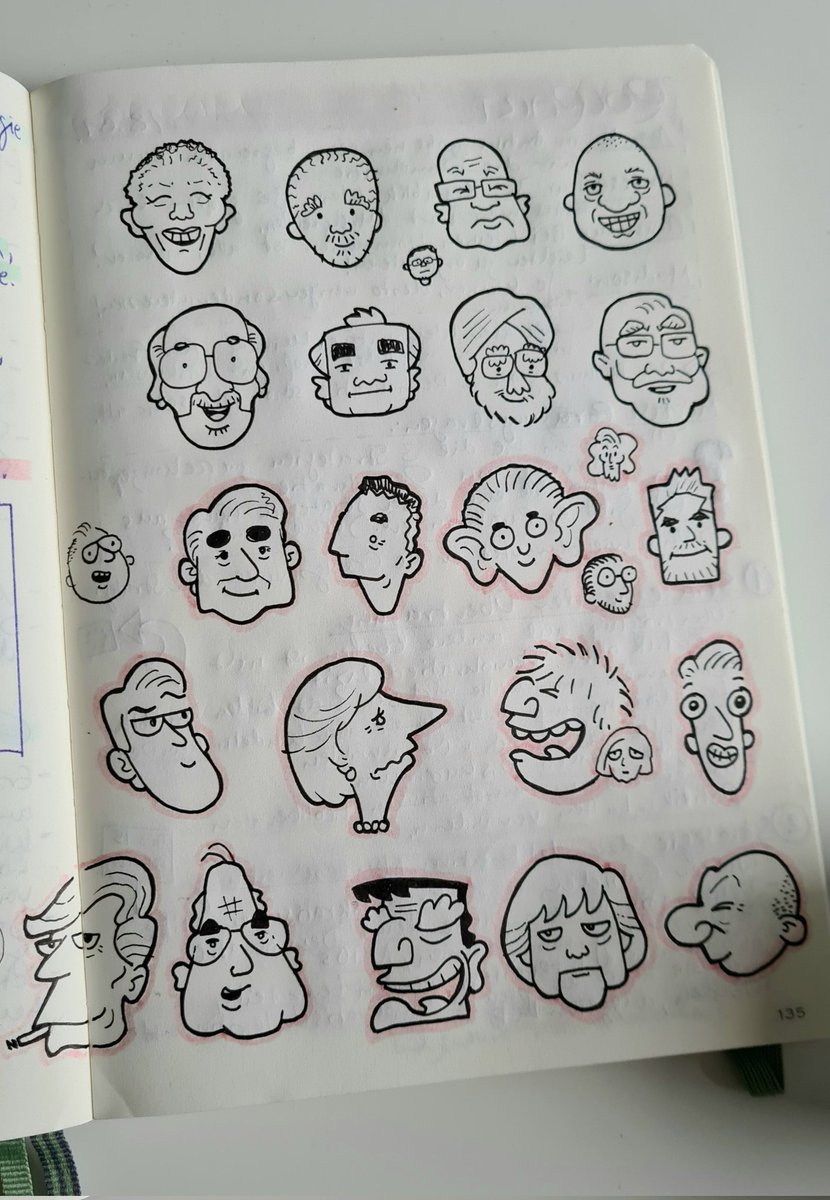 Some HEADS of state, that I mostly drew off the top of my HEAD without a reference.^^
#OlafScholz #RishiSunak #Modi #Mandela #hashtag5 #hashtag6
