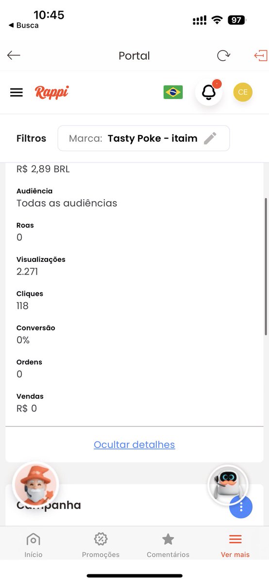 ReiDoFlu1's tweet photo. e está do mesmo jeito. Detalhe: Você vai cancelar a campanha e eles dizem que está tendo bons resultados. Eles tratam os lojistas parceiros como idiotas.
Fujam dessa plataforma https://t.co/Eu7uU7TFTE