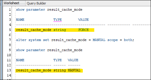 lukas_hh's tweet photo. Autonomous Database with workload type Data Warehouse by default sets result_cache_mode to FORCE. This forcefully caches the results of SQL queries even if these queries invoke non-deterministic PL/SQL functions such as APEX v() and apex_util.get_session_state(). #orclapex https://t.co/fe6NyOHYeA