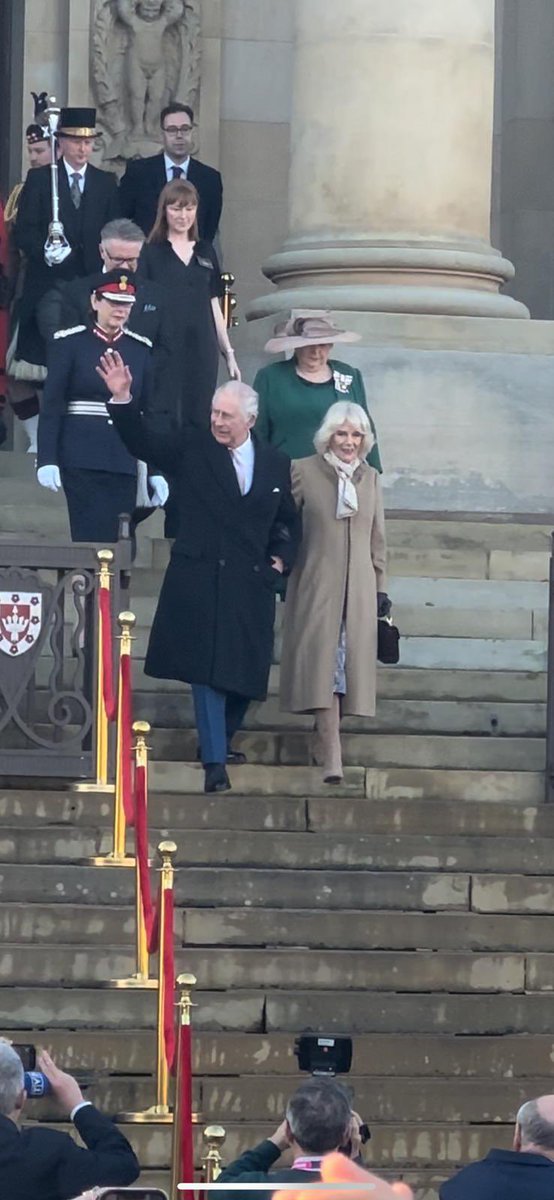 The king in Bolton