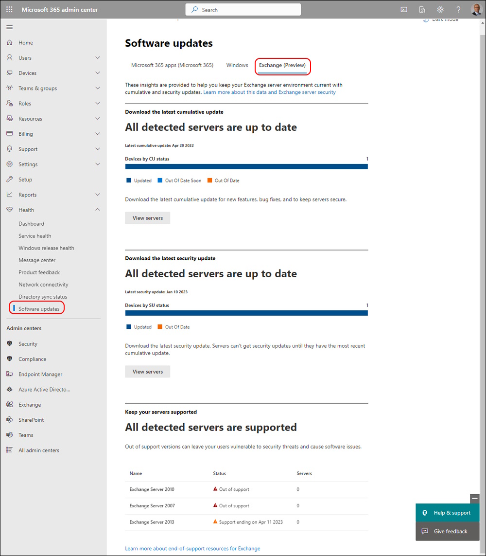 andresbohren's tweet photo. 🚨 The #UpdateStatus of your #OnPrem #ExchangeServers are now visible in #M365 Admin Center #Preview
https://t.co/QqxEHp9SNG https://t.co/I05HcihTFR
