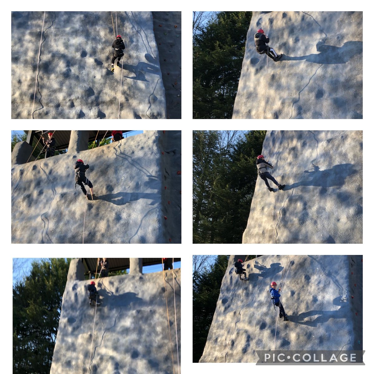 OLM_Primary's tweet photo. Group 9 and Miss Caldwell conquering fears and seeing off their Lockerbie Adventure with the Abseiling! π§ββοΈ #OLMLockerbie23 https://t.co/OTZLenHmR8