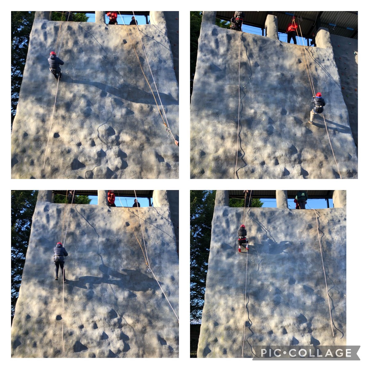 OLM_Primary's tweet photo. Group 9 and Miss Caldwell conquering fears and seeing off their Lockerbie Adventure with the Abseiling! π§ββοΈ #OLMLockerbie23 https://t.co/OTZLenHmR8