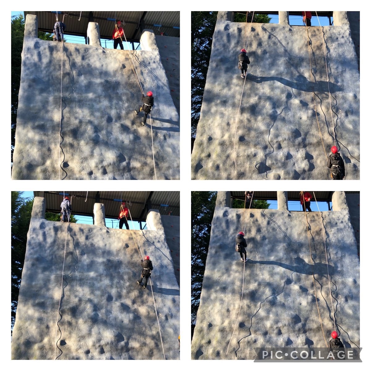OLM_Primary's tweet photo. Group 9 and Miss Caldwell conquering fears and seeing off their Lockerbie Adventure with the Abseiling! π§ββοΈ #OLMLockerbie23 https://t.co/OTZLenHmR8
