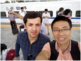 SinomachGlobal's tweet photo. Olympe (L), a post-90s Tajik employee, has been appointed as the new general manager of the local aluminization plant. He has participated in the training organized by the #CHMC under #Sinomach in China, and gained expertise and production management experience. #My2022 https://t.co/qsOxoEOhQL
