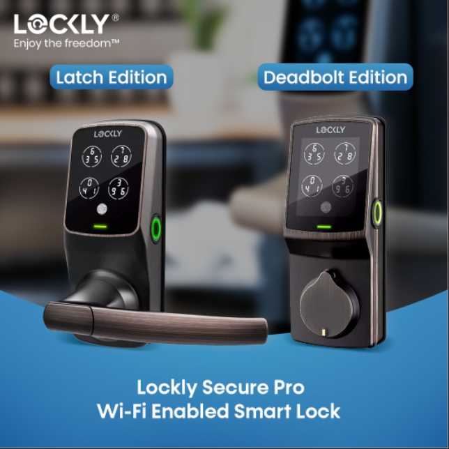 meetlockly's tweet photo. The Secure Pro series comes with latch and deadbolt editions and is available in 3 finishes.
*Don't forget to use code NY15 at checkout to enjoy 15% off on selected Secure Pro smart locks on or before Jan 21*
More: https://t.co/TBWWFixRHV
#LOCKLY https://t.co/3Uce7WejN9