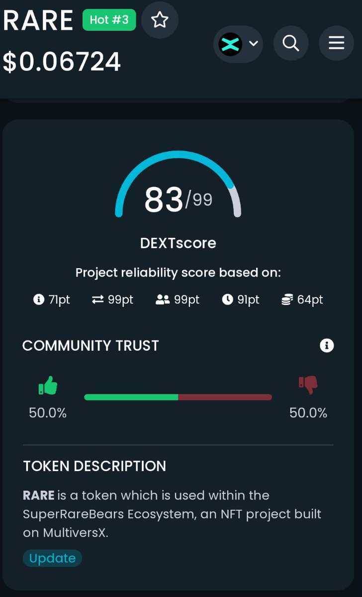 SuperRare_Bears's tweet photo. #SuperRareBears, great traders need great tools 🛠️ 📈

Who makes these 🛠️? 

Great builders of course!

Massive respect to @kattanatrade @DEXToolsApp  you will find everything $RARE 📈 related 

Kattana

https://t.co/cptg751zNl

Dextools

https://t.co/l4ONa1i1UN

Always Bullish! https://t.co/sPTNnNFjvC
