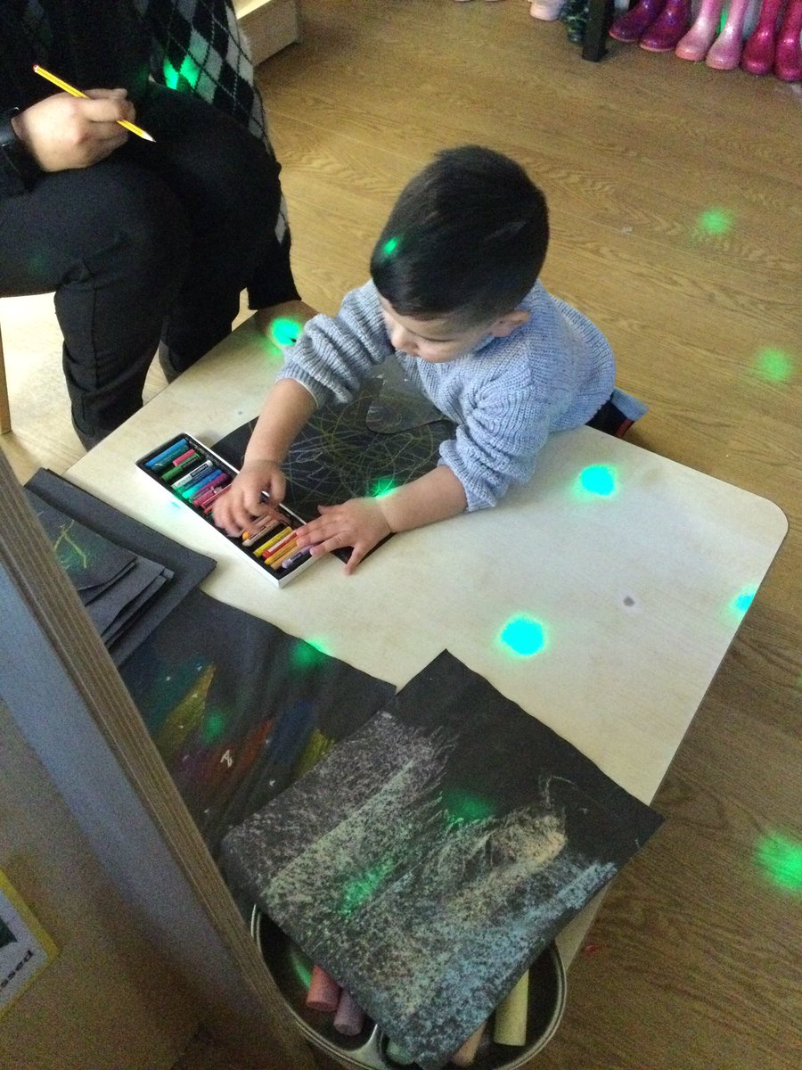 ECS_Keighley's tweet photo. This week preschool read the book Iris and Isaac and talked about our special friendships. We also realised that it’s nicer to share thing’s with a friend. #50TTDBradford #11MakingConnections #12BrrrExploreTheCold #AuroraBorelis #NorthanLights #SCARF #PSED https://t.co/jRdtLeQRDQ