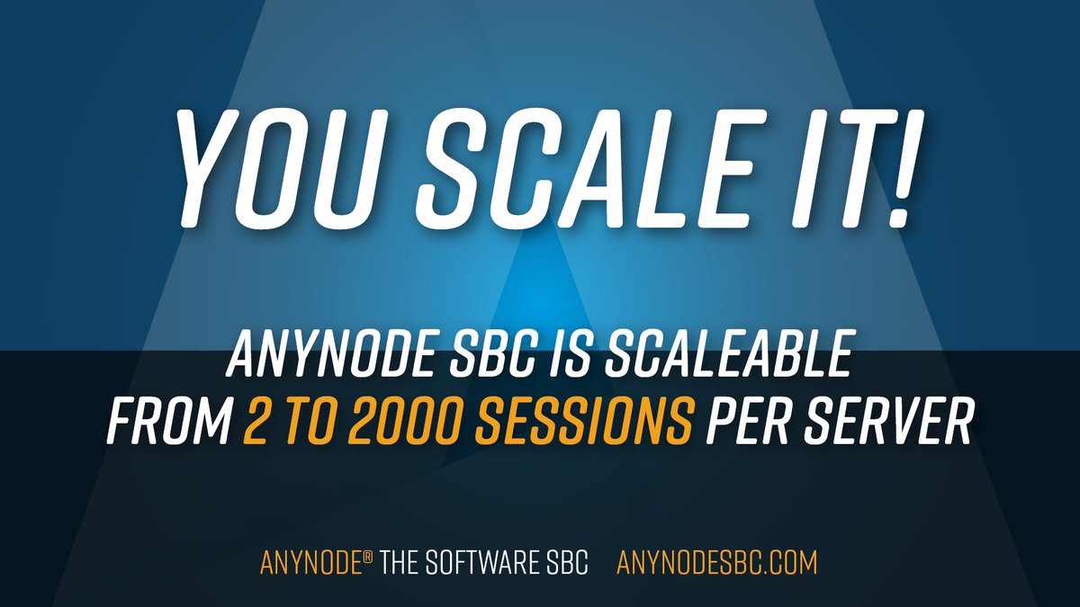 anynodeSBC's tweet photo. Scaleable from 2 to 2000 sessions per server #anynodeSBC #MicrosoftTeams #DirectRouting https://t.co/nHXnHb30Zj https://t.co/xqEIaEoMg1