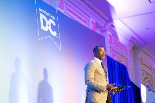 ESPATweets's tweet photo. We're excited to have @EFergusonDDC, President & CEO of @destinationdc, join us tomorrow as he delivers his keynote address: "Event Services - Making the DEI Connection"! See how you can deliver DEI at your next meeting at: https://t.co/tw5FUikaRz @meetingstoday #ESPAConference https://t.co/QSkuX7uSHc