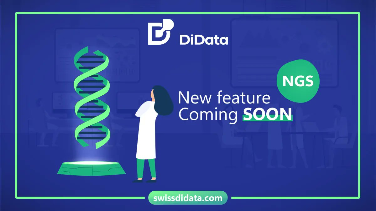 swissdidata's tweet image. Exciting news 📢
We are thrilled to announce our support of NGS workflows using Di-LIMS. Efficiently create your libraries, generate sample sheets and fully track your sequencing process.
Stay tuned for updates on when NGS will be available in our software.
#ngs #didata #dilims