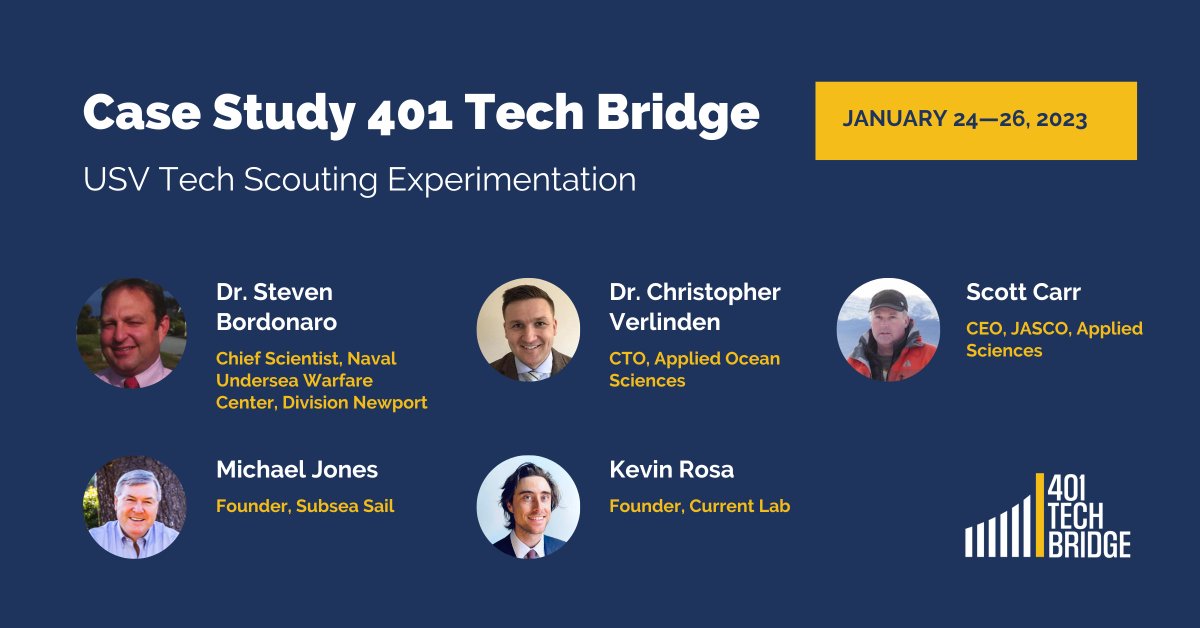 Our very own Linda Larsen will moderate a panel on our recent USV Tech Scouting Experimentation at The Blue Innovation Symposium next week. Come hear about the exciting partnerships being developed between NUWC and the private-sector.

ow.ly/ygS350Mvfzq

#NUWC #techbridge