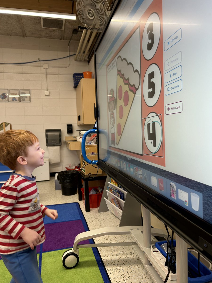 coreykibort's tweet photo. My little ones get to participate in trialing the new Interactive Flat Panel! @dps109 @earlylearn109 #spway #109way #earlylearnersway https://t.co/amR8jhZjNM