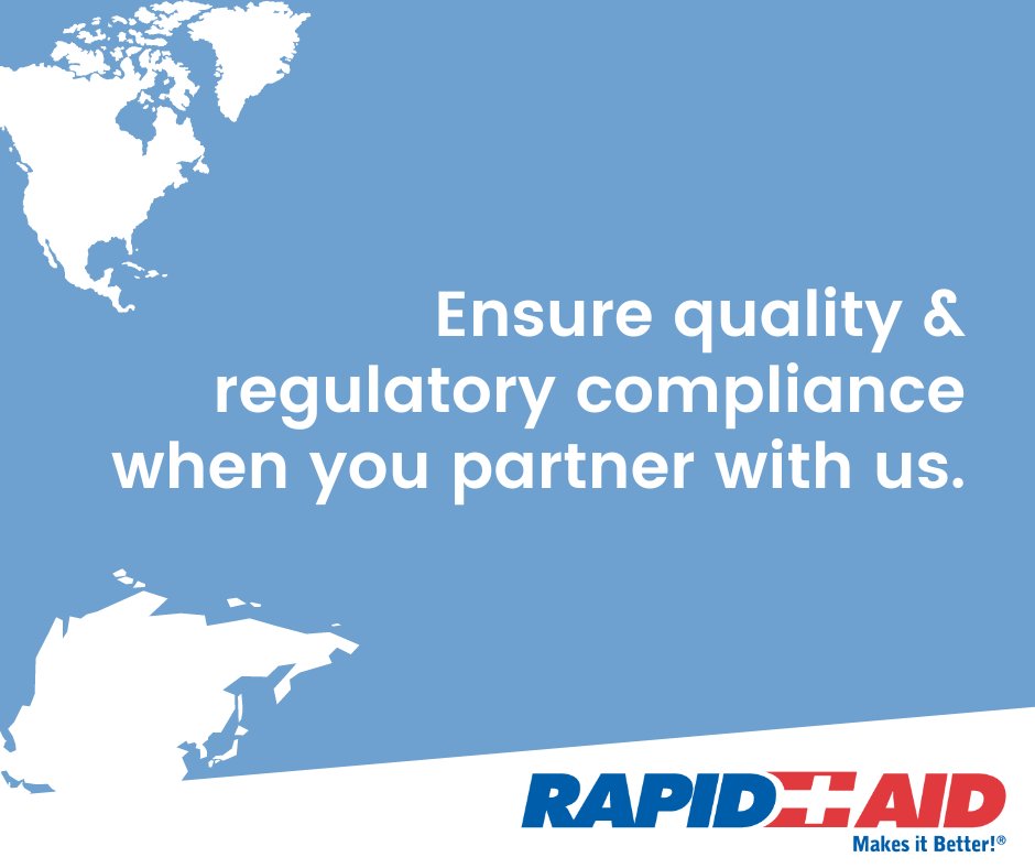 Rapid_Aid's tweet photo. Rapid Aid leads the way regarding quality & compliance. We are certified or registered with several regulatory organizations, including ISO, FDA, Health Canada, and the MHRA.
#compliance #hotandcoldsolutions #hotsolutions #coldsolutions https://t.co/Rp0MbnNq28