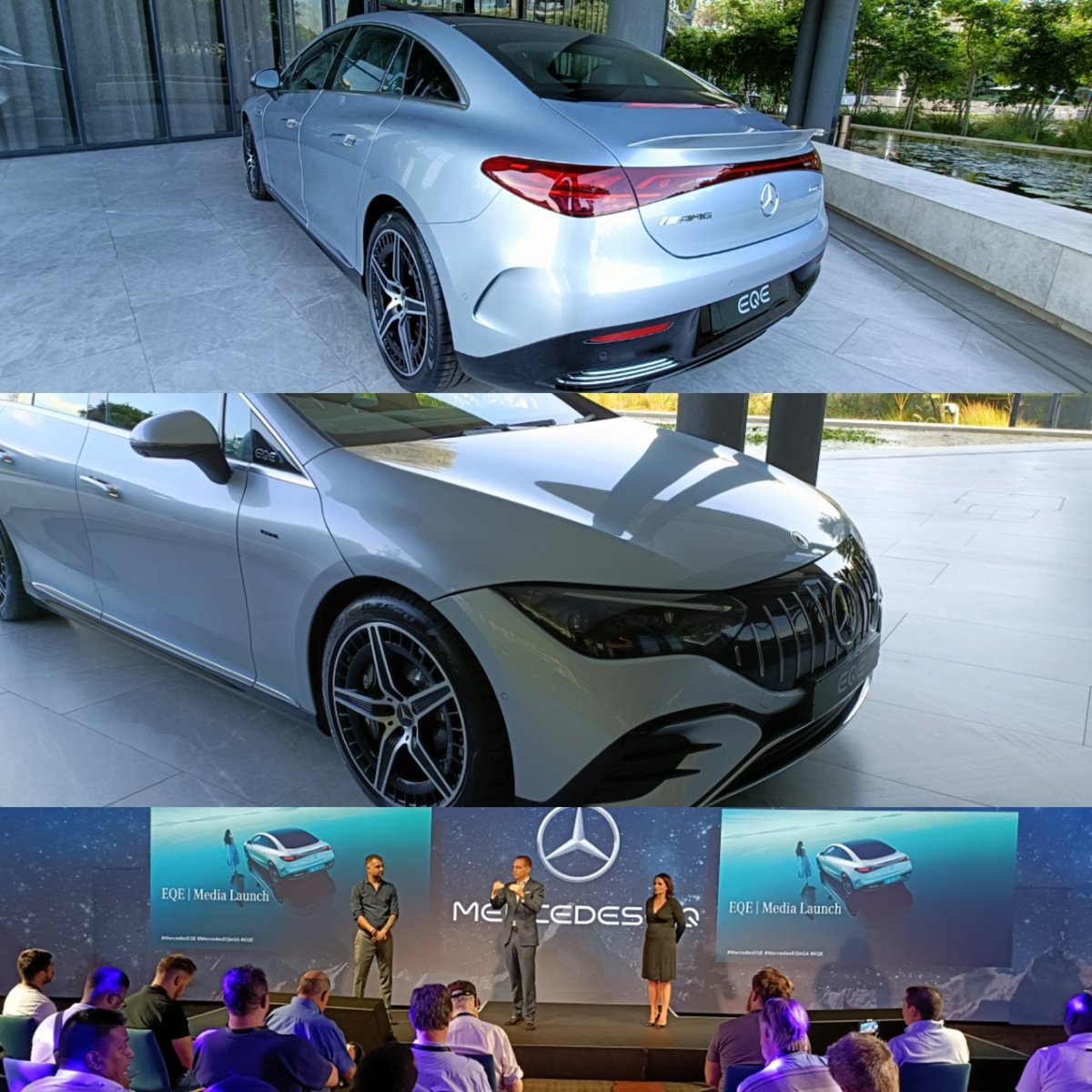 ClintWeston7's tweet photo. All new Mercedes-Benz EQE has arrived
@mercedesbenzsa #launch @mercedesbenz #electricfuture #luxury #class #intelligence #quality #eqa #eqb #eqc #eqe #eqs @clint_weston @amg_driving_academy_za @blue_platinum_events_ https://t.co/GjX6VICbHU