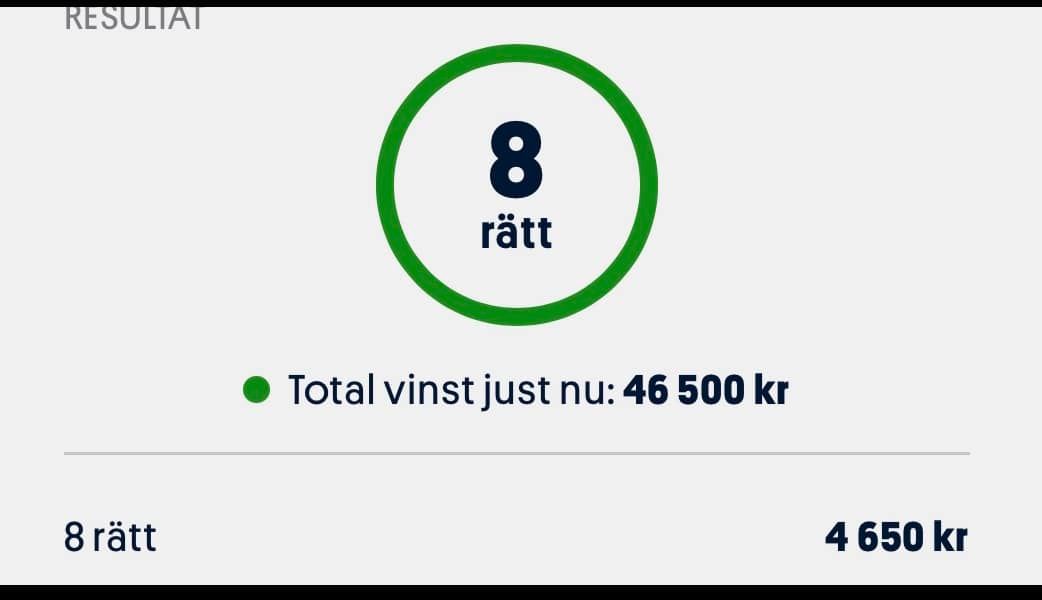 Åtta rätt kan ge bra utdelning om 1x2 sitter där de ska!