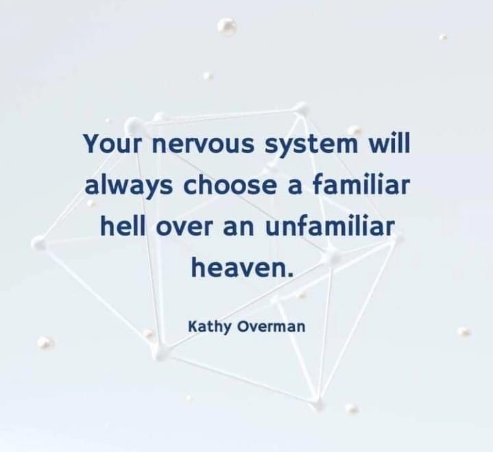 Remember that the hell you know isn’t better than the heaven you could have. 

NeverFingSettle.Com 

#fuckthefamiliar #fearoftheunknown