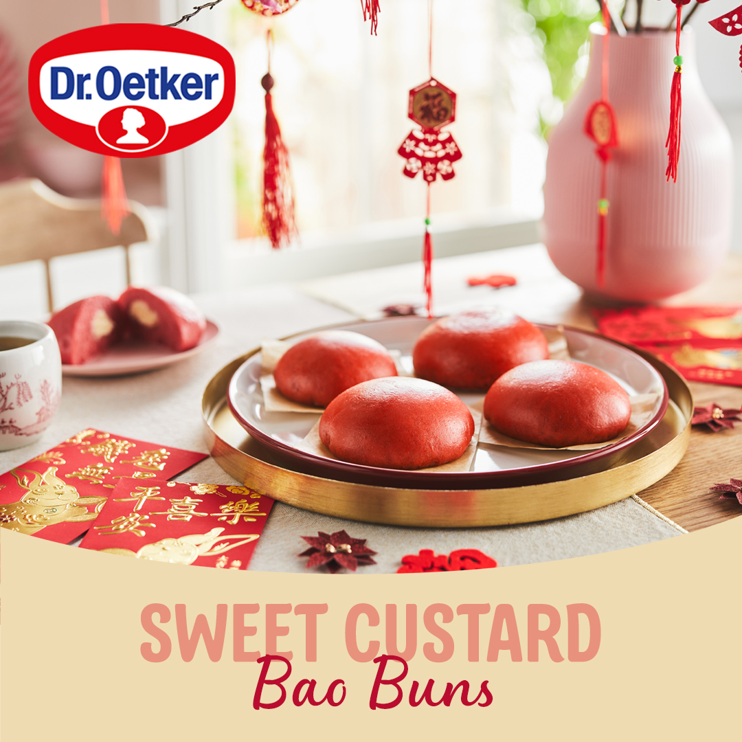 Happy Chinese New Year ❤️ Make your celebrations extra special with these deliciously fluffy, steamed bao buns, filled with sweet custard 😋

Who are you planning to share your bao buns with?

Recipe here: bit.ly/3ivXcgt

#LittleMakesABigDifference #ChineseNewYear