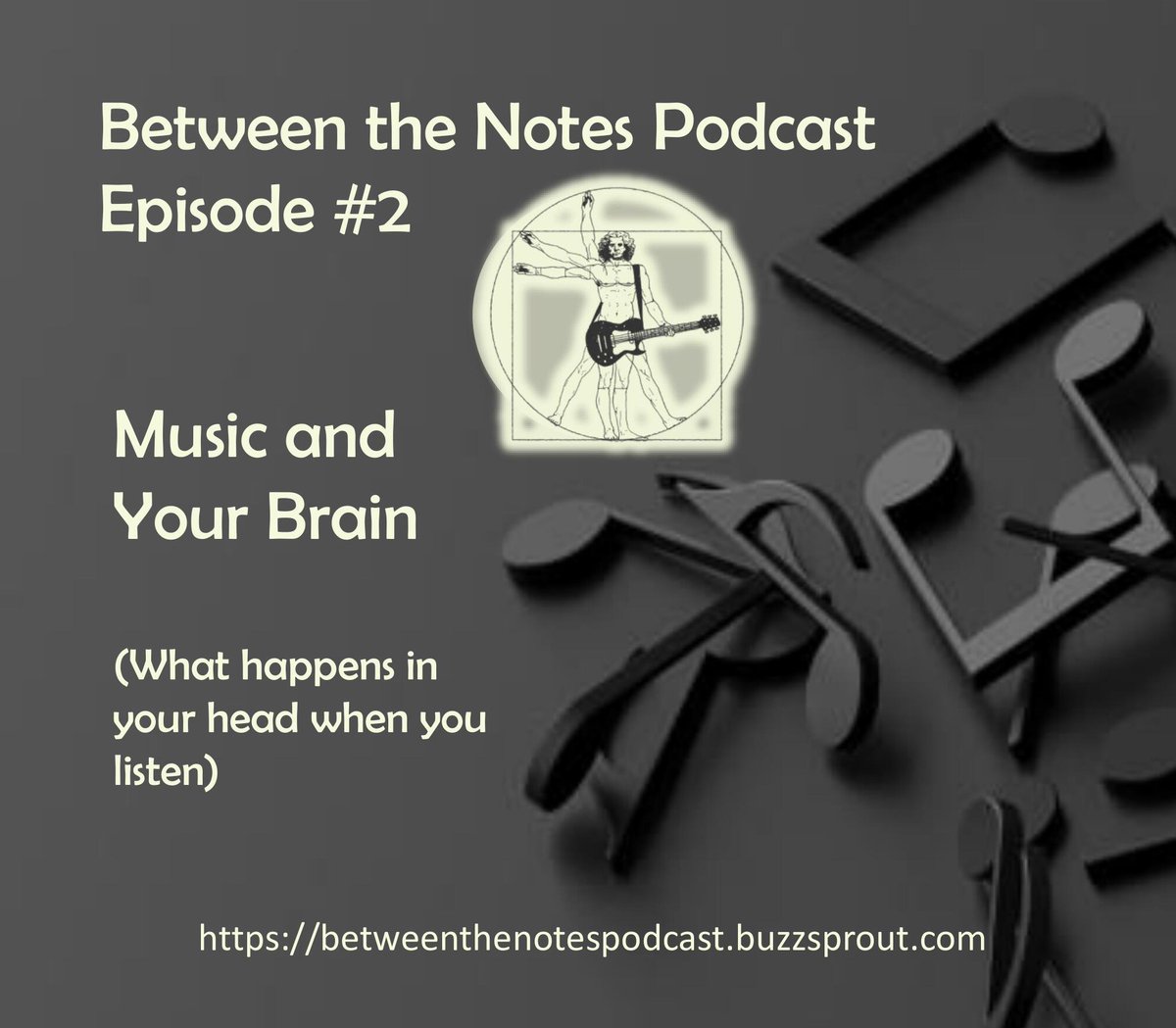 Find out what happens in your head when you listen to music. bit.ly/3QPveJl #Music #podcast #Science #emotion #listening #BetweentheNotes
