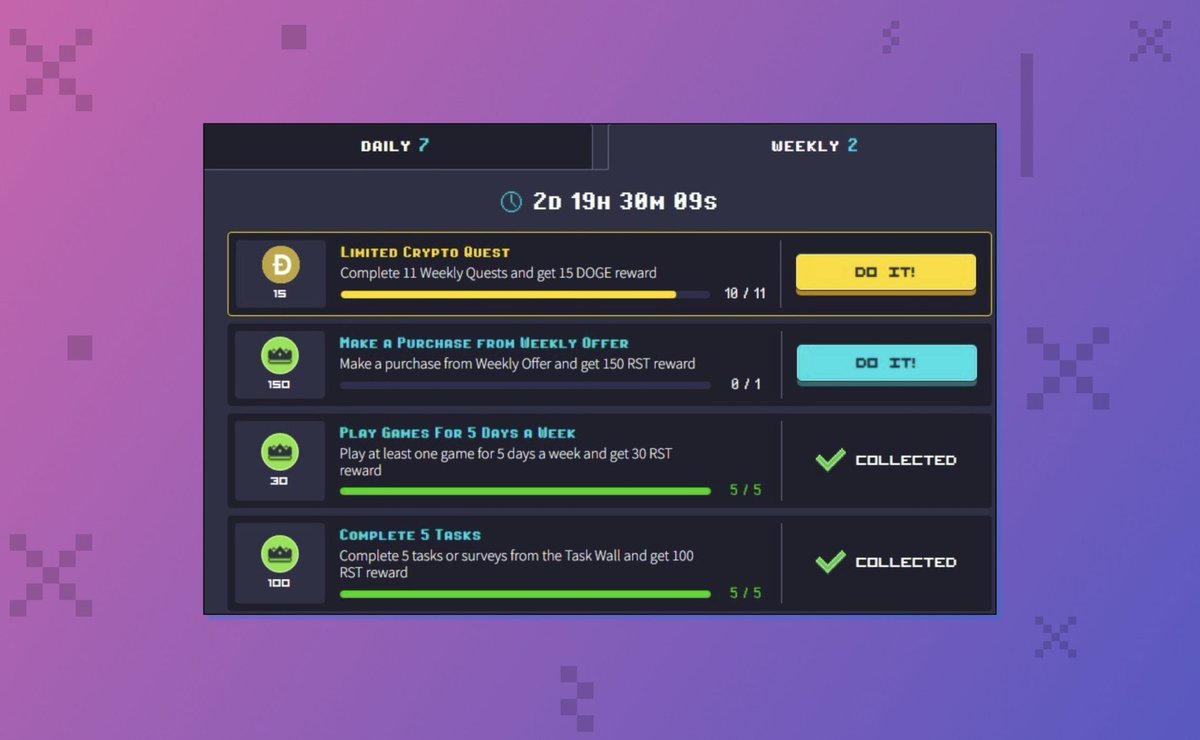 RollerCoin_Indo's tweet photo. Hei Roller! 👋

Harap diperhatikan bahwa misi «Selesaikan 10 tugas dalam seminggu" tidak termasuk dalam daftar yang telah diselesaikan untuk Limited Crypto Quest!

Mengapa? 🤔

Ini adalah misi tambahan dengan hadiah, sehingga Anda bisa mendapatkan RLT dan Doge! https://t.co/X5FnOGN9el
