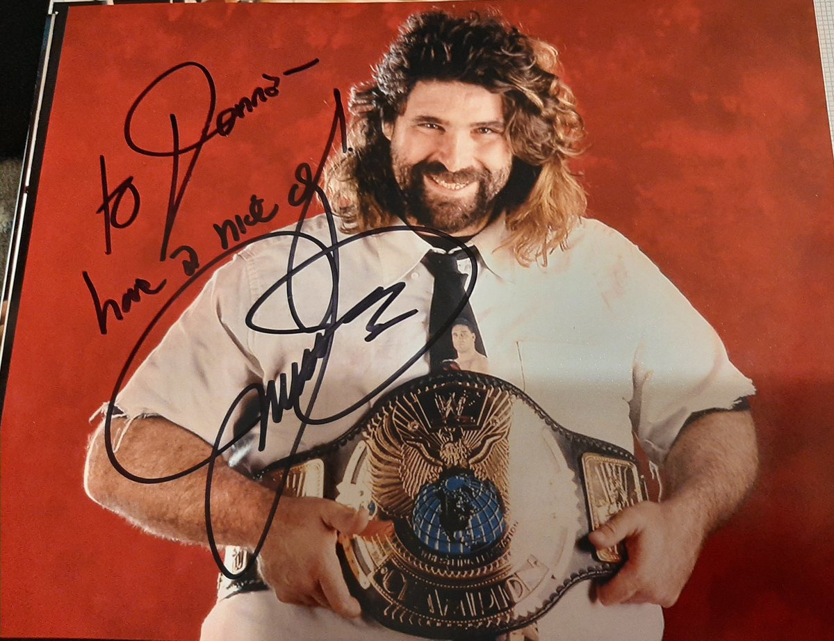 donnarenee09's tweet photo. It was awesome meeting @MickFoley7 @AlbuquerqueComicCon this past weekend. https://t.co/hb1vvUMx2Y
