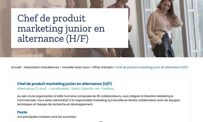AFNIC's tweet photo. Afnic
@AFNIC
·
4 janv.
Nous recherchons un(e) chef de produit marketing junior en #alternance (H/F) https://t.co/TQYmO7YPPI

#Offre #Marketing https://t.co/NJNsay1nXZ