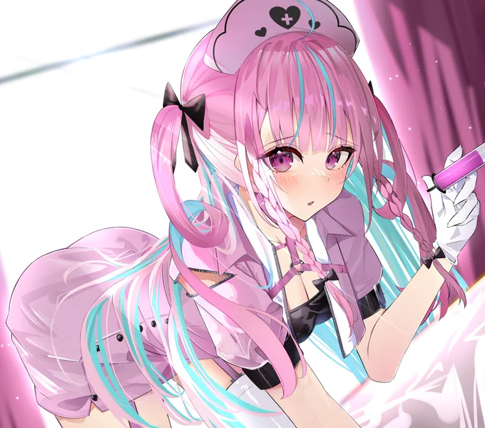 「お注射の時間ですよ～……」 #あくあーと 