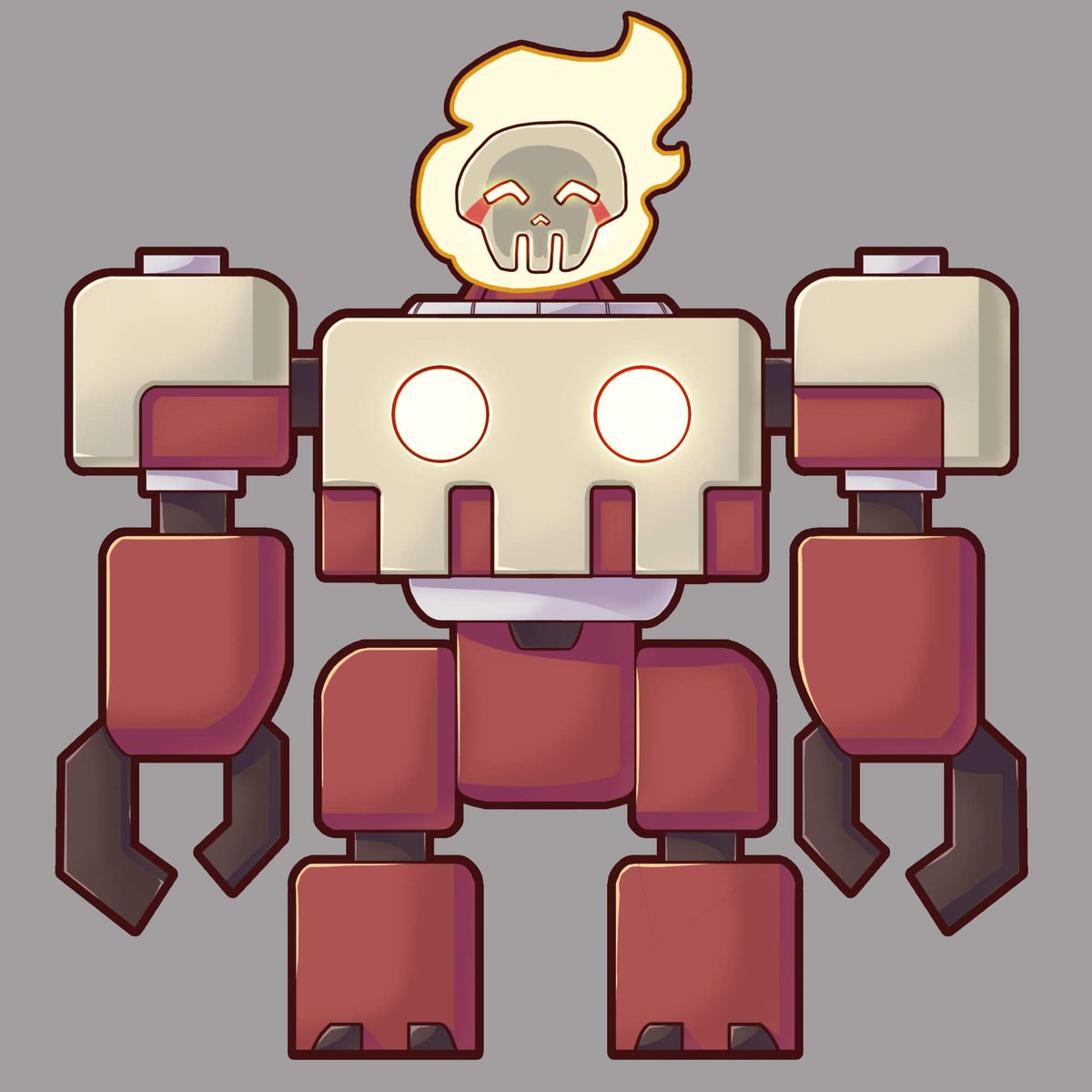 Krirk00's tweet photo. Skull Robo​ 💀🔥
#NFT #NFTCommunity​ #NFTTHAILAND #NFTartwork https://t.co/tf0hEbHgev