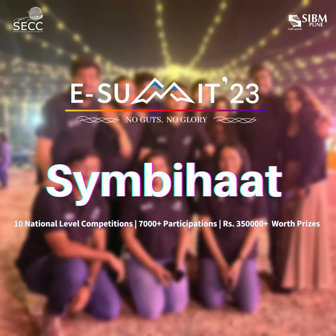 SGC_SIBM's tweet photo. A very significant part of our Entrepreneurship Summit'23 was Symbihaat.  With 20 stalls set up by students as a real life entrepreneurial stint we saw a lively ambience.
This experience will stay with them for years to come and aid them in implementing the same in near future. https://t.co/Frug2PvvIT