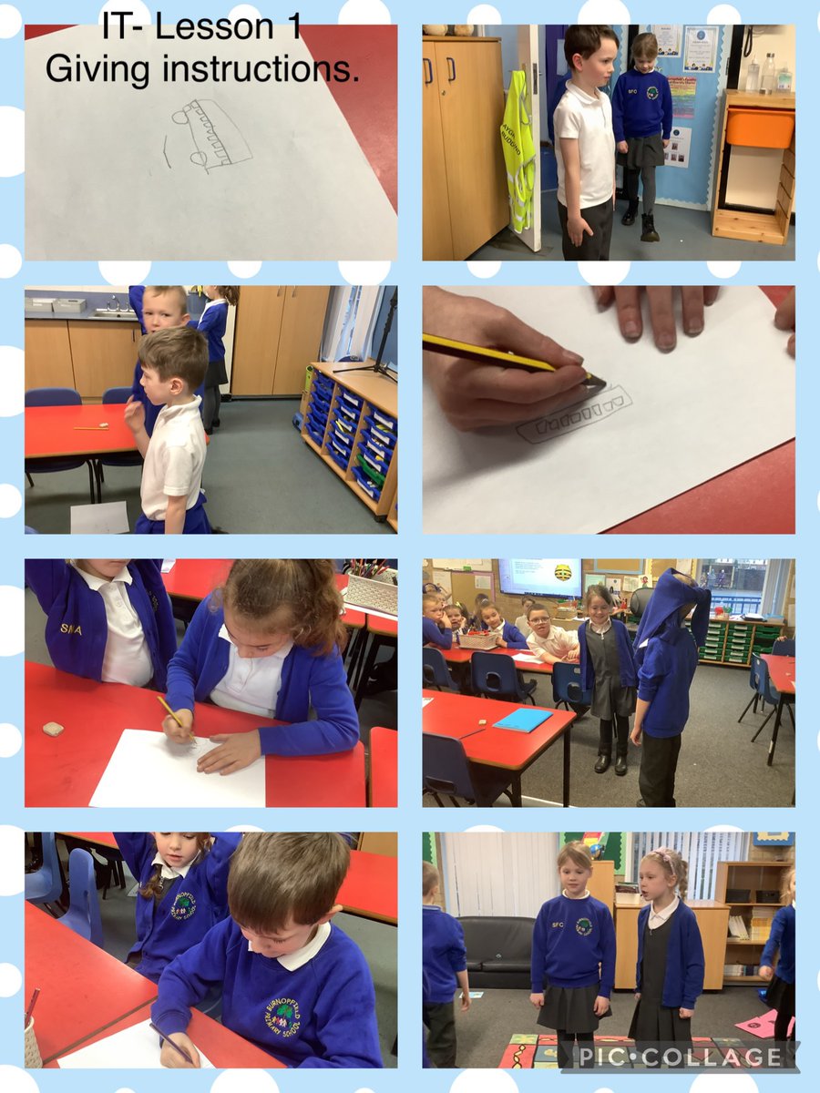 Burnopfield_sch's tweet photo. Year 2 Lilac have had lots of fun in computing. Giving each other instructions and using their instructions to give the floor robots a sequence. #computingburnopfield https://t.co/MamW6I0X2l