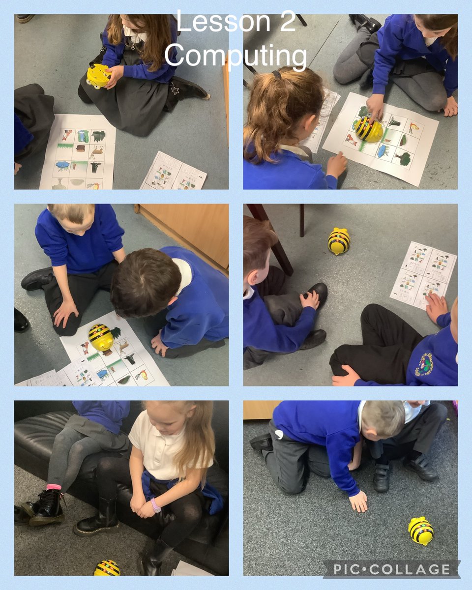 Burnopfield_sch's tweet photo. Year 2 Lilac have had lots of fun in computing. Giving each other instructions and using their instructions to give the floor robots a sequence. #computingburnopfield https://t.co/MamW6I0X2l