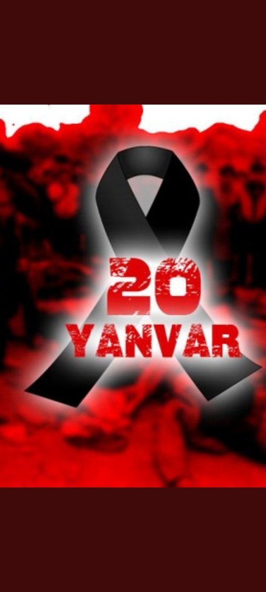 Iyirmi yanvar şəhidlərimizin anım günündə bir daha şəhidlərimizə rəhmət diləyirik.