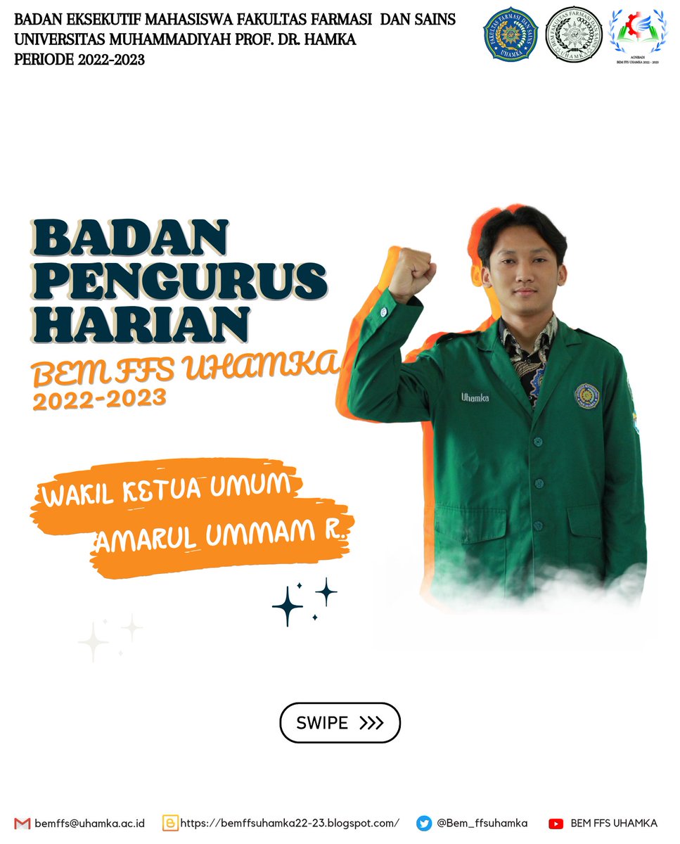 Bem_ffsuhamka's tweet photo. Badan Pengurus Harian (BPH) merupakan badan yang melakukan fungsi kontrol, koordinasi, pengembangan dan peningkatan sistem menajemen administrasi dan keuangan serta komunikasi dalam membangun hubungan internal dan eksternal BEM FFS UHAMKA. https://t.co/ATzYH9nW48