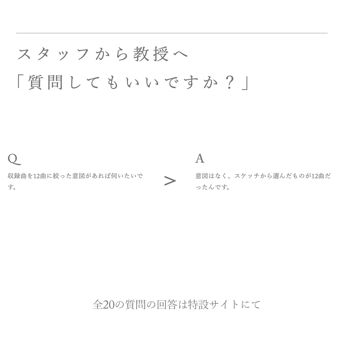 プレゼント 初回生産限定盤 12 自筆スケッチ 譜面 プリント LP