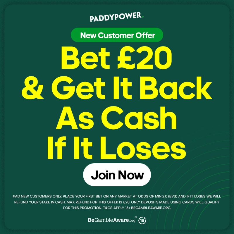 BetBee's tweet photo. 💵 Stake returned as CASH if your first bet loses 💵 

Get this offer when you sign up to Paddy Power and bet £20 on the #NationsLeague semi-final between Netherlands and Croatia 🍀

New Customer Offer | T&amp;C's Apply | BeGambleAware | 18+ #AD