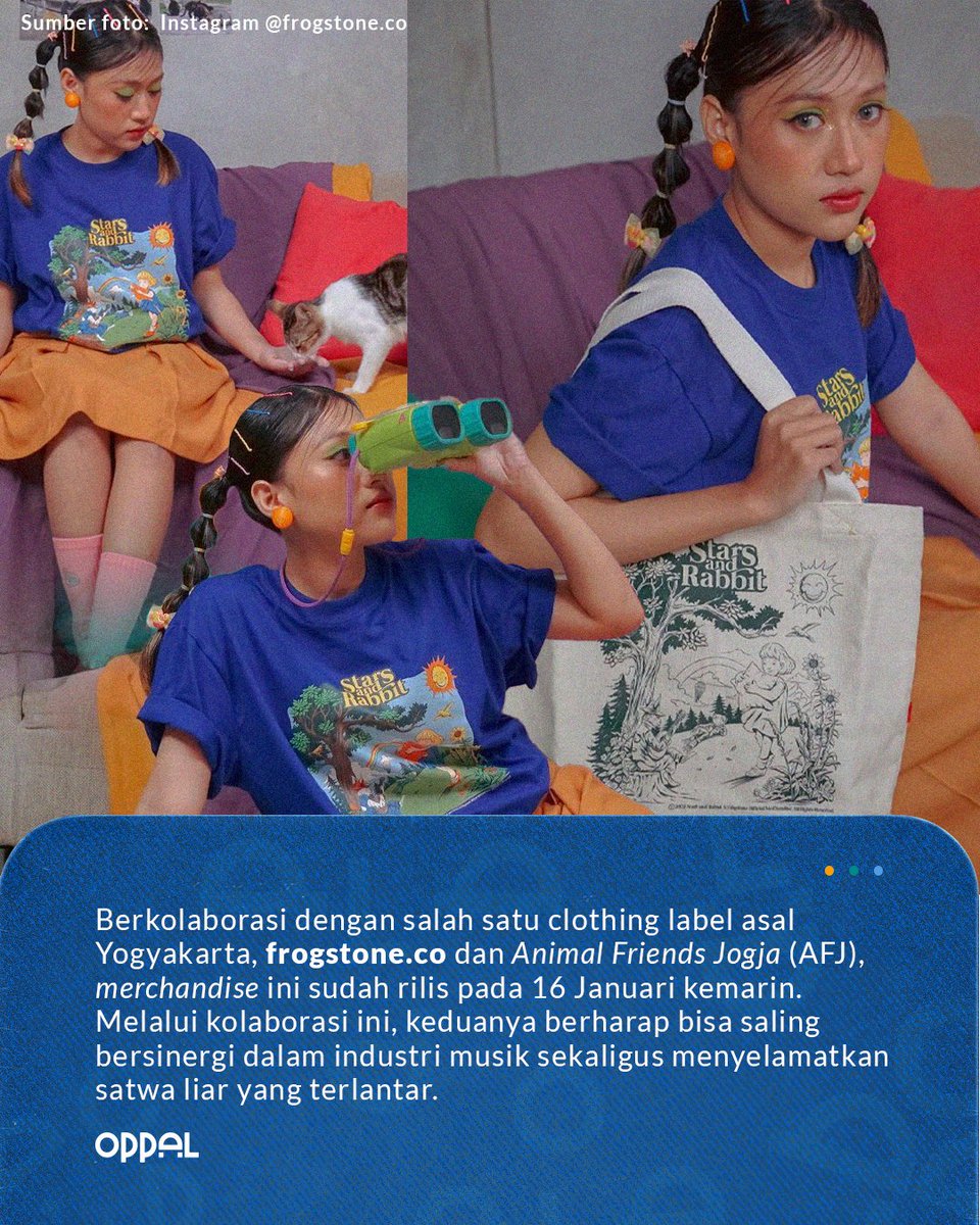 oppal_id's tweet photo. Melalui kolaborasi ini, mereka berharap bisa saling bersinergi dan menginspirasi dalam menyelamatkan satwa liar yang terlantar. Keren banget kan gengs 🤩
#oppal #oppalindonesia #starsandrabbit #straycat #news #positiveeverywhere https://t.co/TppZWrdDJj
